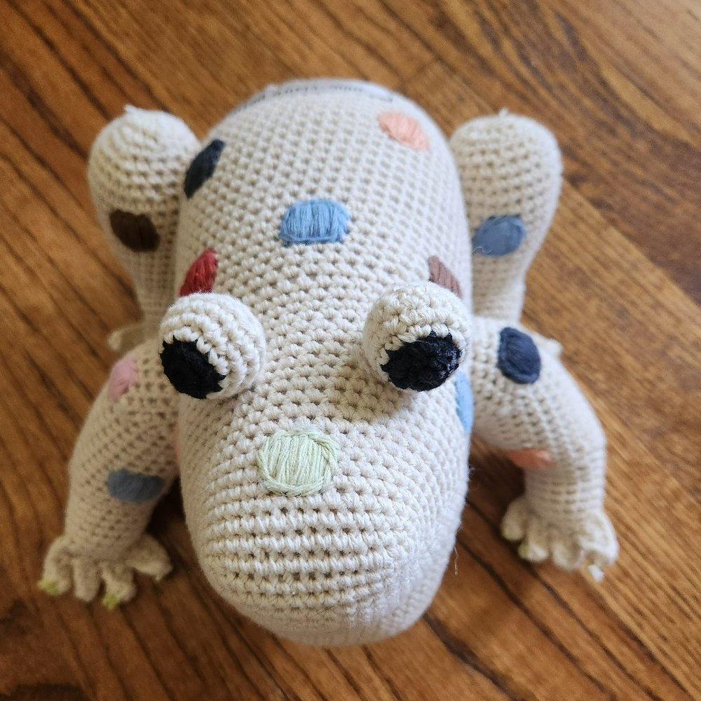 Crocheted Stuffed animal Frog